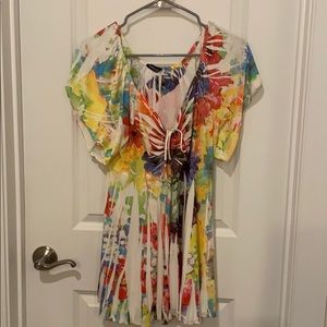 Stretch boho a-line top
